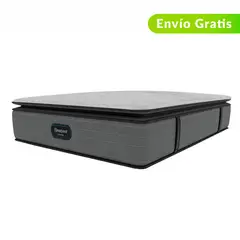 BEAUTYREST SIMMONS - Colchón King Firmeza Suave Ortopédico Resortado con Pillow Emerald 200 x 200 cm Beautyrest - 0% Interés a 3, 6 o 12 Cuotas Pagando con tu CMR Banco Falabella
