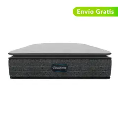 BEAUTYREST SIMMONS - Colchón Sencillo Firmeza Suave Ortopédico Resortado con Pillow Select Pt 100 x 190 cm Beautyrest