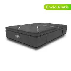 BEAUTYREST SIMMONS - Colchón Semidoble Firmeza Suave Ortopédico Resortado con Pillow C-Class Eut 120 x 190 cm + Almohada Beautyrest