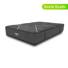 BEAUTYREST SIMMONS - Colchón Doble Firmeza Media Ortopédico Resortado C-Class 140 x 190 cm + Almohada Beautyrest - 0% Interés a 3, 6 o 12 Cuotas Pagando con tu CMR Banco Falabella