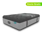 BEAUTYREST SIMMONS - Colchón Queen Firmeza Suave Ortopédico Resortado con Pillow Diamond 160 x 190 cm + Almohada Beautyrest