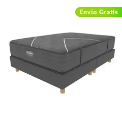 BEAUTYREST SIMMONS - Colchón con Base Cama Sencillo Firmeza Media Ortopédico Resortado C-Class 100 x 190 cm Beautyrest