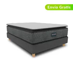 BEAUTYREST SIMMONS - Colchón con Base Cama Semidoble Firmeza Suave Ortopédico Resortado con Pillow Select Pt 120 x 190 cm + Almohada Beautyrest - 0% Interés a 3, 6 o 12 Cuotas Pagando con tu CMR Banco Falabella