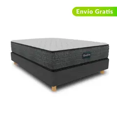 BEAUTYREST SIMMONS - Colchón con Base Cama Semidoble Firme Ortopédico Resortado Select Firm 120 x 190 cm + Almohada Beautyrest - 0% Interés a 3, 6 o 12 Cuotas Pagando con tu CMR Banco Falabella
