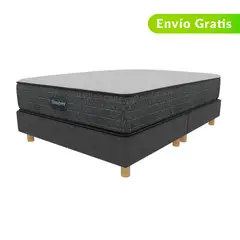 BEAUTYREST SIMMONS - Colchón con Base Cama Doble Firme Ortopédico Resortado Select Firm 140 x 190 cm Beautyrest - 0% Interés a 3 Cuotas Pagando con tu CMR Banco Falabella