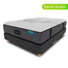 BEAUTYREST SIMMONS - Colchón con Base Cama King Cayman Intermedio Beautyrest - 0% Interés a 3, 6 o 12 Cuotas Pagando con tu CMR Banco Falabella