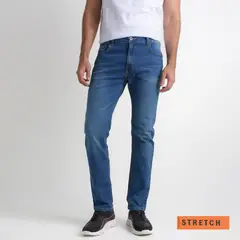 UNIVERSITY CLUB - Jean 5 Bolsillos Hombre Slim de Algodón