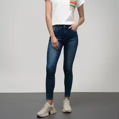 BASEMENT - Jean Skinny para Mujer Tiro medio de Algodón