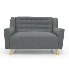 MICA - Sofá Moderno Tela 2 Puestos Andalucía 140 x 92 x 79 cm - Mueble