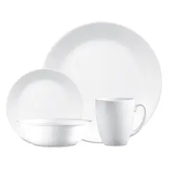 CORELLE - Juego de Vajilla 1 Puesto White