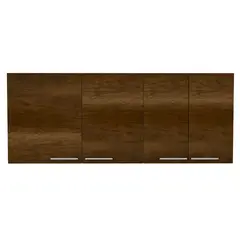 RTA MUEBLES - Gabinete Cocina 150 Cm Avon 1 Cajón Blanco/Caramel - Mueble