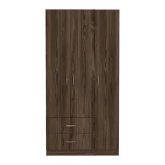 RTA MUEBLES - Clóset Moderno AUSTRAL en Aglomerado 3 Puertas 2 Cajones 180 x 90 x 47.3 cm