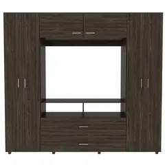 RTA MUEBLES - Clóset CCB 4982 1 cajón 7 Puertas - Mueble