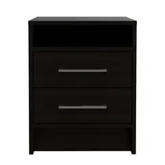 RTA MUEBLES - Mesa de Noche Moderna de 2 Cajones 51 x 40 x 376 cm