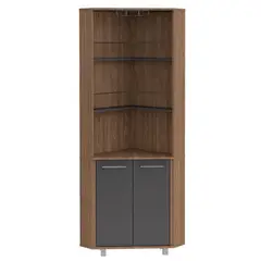 RTA MUEBLES - Mueble de Bar Moderno 186 x 56.6 x 56.6 cm