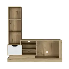 RTA MUEBLES - Centro de Entretenimiento de 177.7 x 81.4 x 43.1 cm, Mueble de TV Moderno para Televisor de 55 Pulgadas,