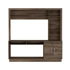 RTA MUEBLES - Centro de Entretenimiento de 180 x 180 x 40 cm, Mueble de TV Moderno para Televisor de 55 Pulgadas,
