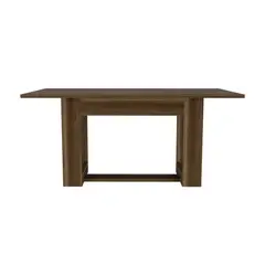 RTA MUEBLES - Mesa de Comedor Moderna para 4 Puestos en Aglomerado MDP Rectangular
