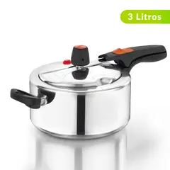 IMUSA - Olla a presión 3 litros Smart Aluminio
