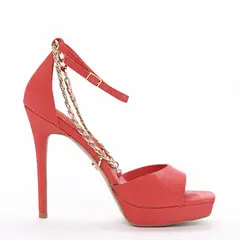 ALDO - Sandalias para Mujer con tacón delgado. Sandalias rojas de moda para mujer
