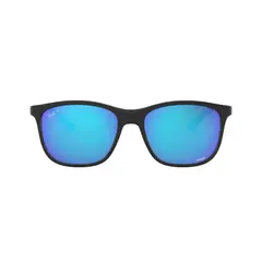 RAY BAN - Gafas de sol B4330CH Unisex Marco Matte Black Lente Green Mirror Blue
