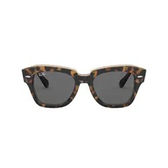 RAY BAN - Gafas de sol RB2186 Unisex . Marco Havana On Transparent Brown Lente Dark Grey