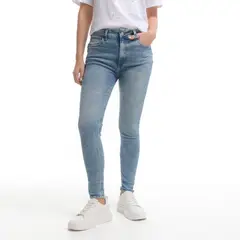 BASEMENT - Jean Skinny para Mujer Tiro medio de Algodón