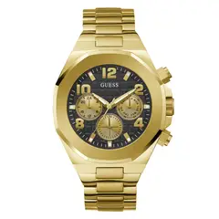 GUESS - Reloj para Hombre Empire. Reloj análogo Dorado Acero inoxidable