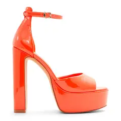 ALDO - Sandalias para Mujer con tacón grueso. Sandalias rojas de moda para mujer