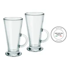 BORGONOVO - Conic Milk Taza 280 ml Set x2