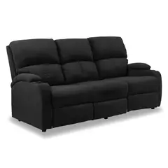 MICA - Sofá Reclinable Moderno 3 Puestos en Microfibra Push Arm New Rest 189 X 95 X 92 cm