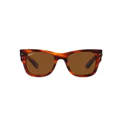RAY BAN - Gafas de sol RB0840S Unisex Marco Striped Havana Lente Brown Polar
