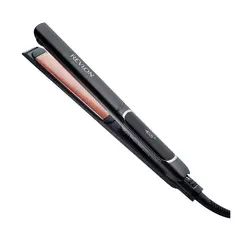 REVLON - Plancha para cabello Copper Smooth Flat Iron Cerámica, plancha alisadora para el pelo con control digital de temperatura