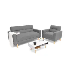 MICA - Juego de Sala Tela Seul - Mueble