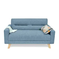 MICA - Sofá Moderno Tela 2 Puestos Atenas 150 x 83 x 82 cm - Mueble