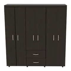 RTA MUEBLES - Closet Moderno en Aglomerado MDP 6 Puertas 2 Cajones 180 x 170 x 50 cm RTA Design - Mueble