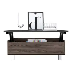 RTA MUEBLES - Mesa de Centro Moderna Rectangular en Melamina 55 x 43 x 80 cm RTA Design - Mueble