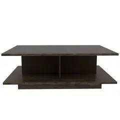 RTA MUEBLES - Mesa de Centro Moderna Rectangular en Melamina 80 x 37 x 100 cm RTA Design - Mueble