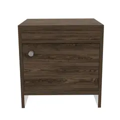 RTA MUEBLES - Mesa de Noche Moderna 416 x 40 x 352 cm - Sin Cajones