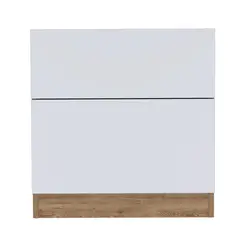 RTA MUEBLES - Mesa de Noche Moderna de 1 Cajón 526 x 50 x 40 cm