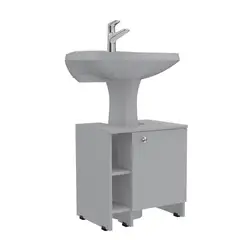 RTA MUEBLES - Mueble de Baño Moderno en Aglomerado MDP (No Incluye Lavamanos) 50 x 47 x 37 cm RTA Design - Mueble