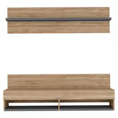 RTA MUEBLES - Panel para TV Moderno de 1377 x 1346 x 352 cm para Televisores de Hasta 60 Pulgadas,