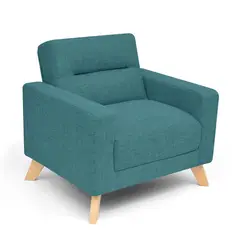 VENECIA - Poltrona Moderna Tela Seúl 83 x 86 x 73 cm Mica - Mueble