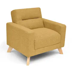 VENECIA - Poltrona Moderna Tela Seúl 83 x 86 x 73 cm Mica - Mueble