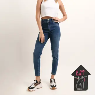 MOSSIMO - Jean Skinny para Mujer Tiro alto de Algodón