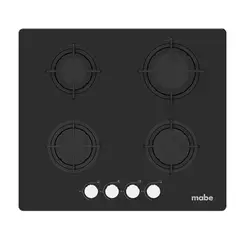 MABE - Estufa empotrable 60cm vidrio templado Negra PM6042GV0