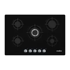 MABE - Estufa Empotrable 76cm Vidrio Negro PM7650GV0