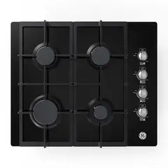 GENERAL ELECTRIC - Estufa empotrable a gas de 60 cm GE Appliances vidrio negro CGG6020V1