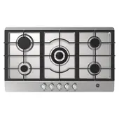 GENERAL ELECTRIC - Cubierta de empotre a gas de 86 cm GE Appliances Inoxidable CGG8610I2