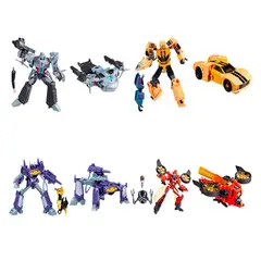 TRANSFORMERS - Figura de acción Earthspark Shockwave